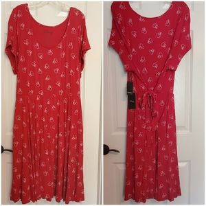 Torrid (3) Disney Minnie Mouse Tie Skater Dress
